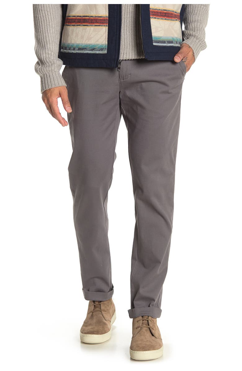 Original Penguin Solid Dobby Chino Pants, Main, color, Castlerock