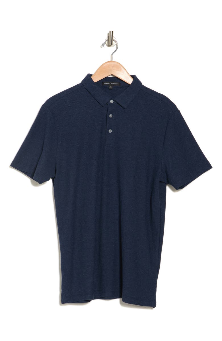 Robert Barakett Maywood Short Sleeve Polo, Alternate, color, Navy