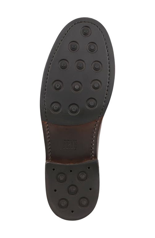 Frye Dylan Plain Toe Oxford In Dark Brown