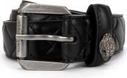 Kurt Geiger London Micro Quilt Leather Belt
