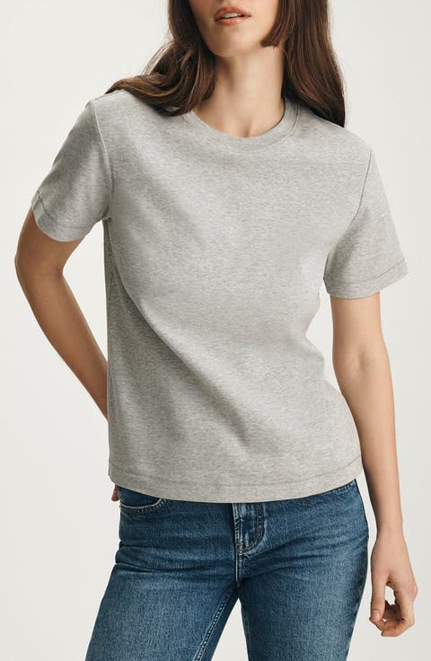 Nina Crewneck Cotton T-Shirt