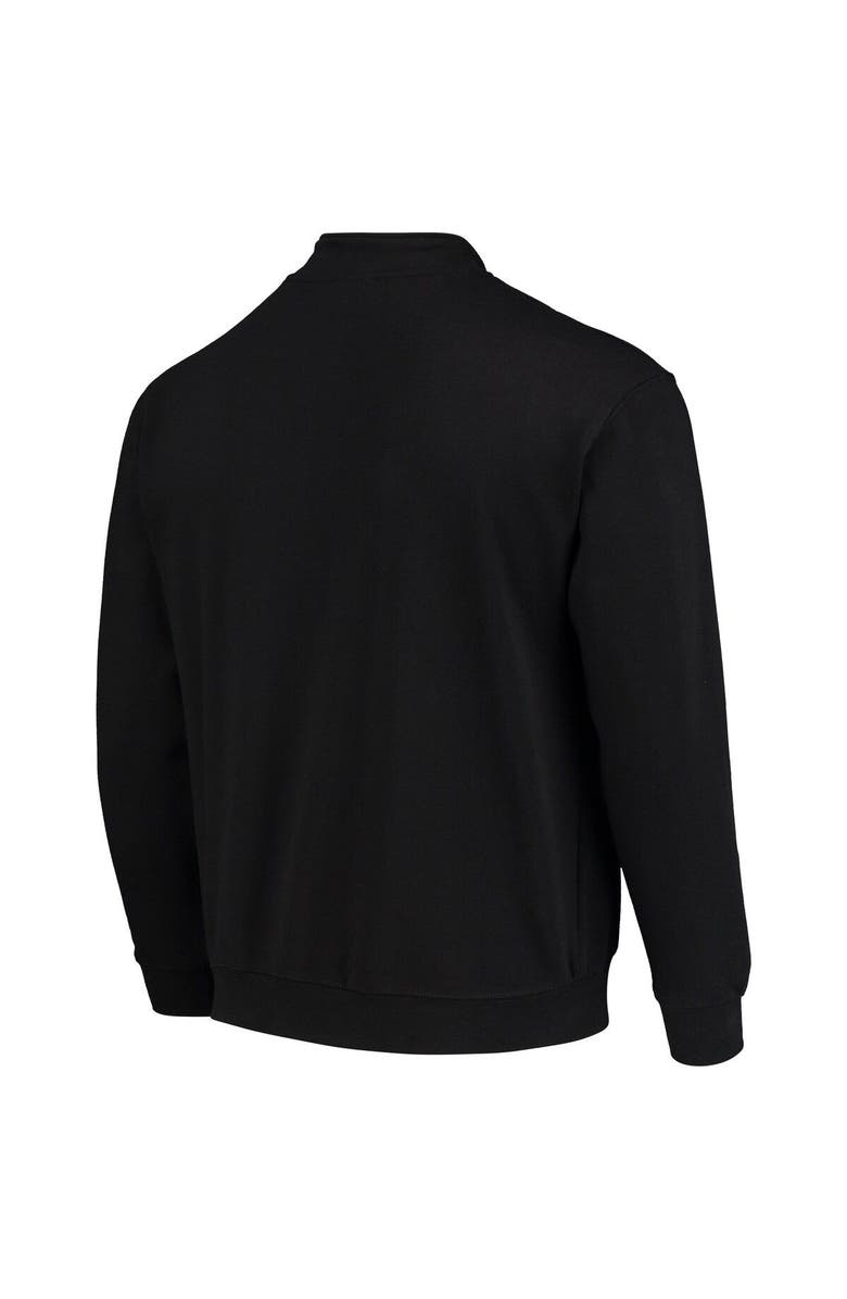 COLOSSEUM Men's Colosseum Black West Virginia Mountaineers Tortugas Logo Quarter-Zip Jacket, Alternate, color, Black