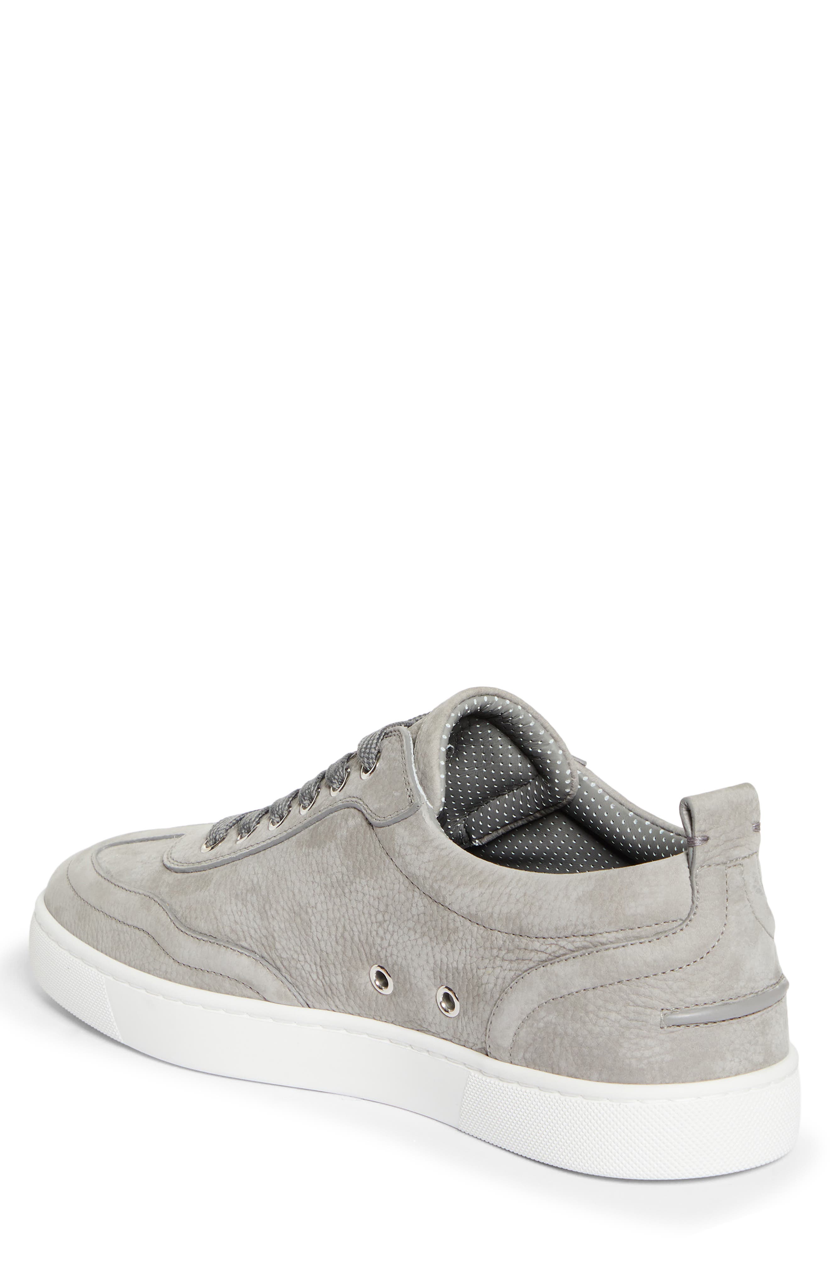 Christian Louboutin Retero Sneaker, Alternate, color, Phantom Grey/ White