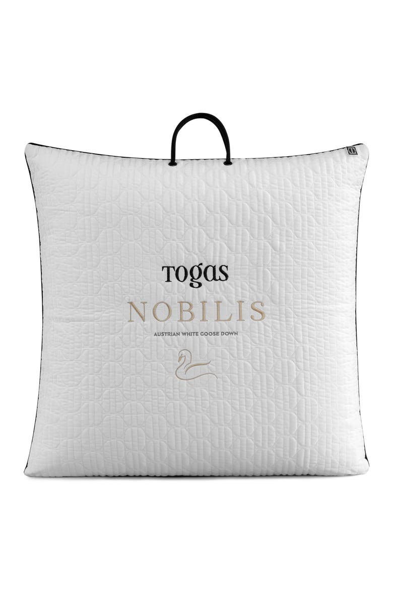 Nobilis Austrian goose down pillow, Alternate, color, White