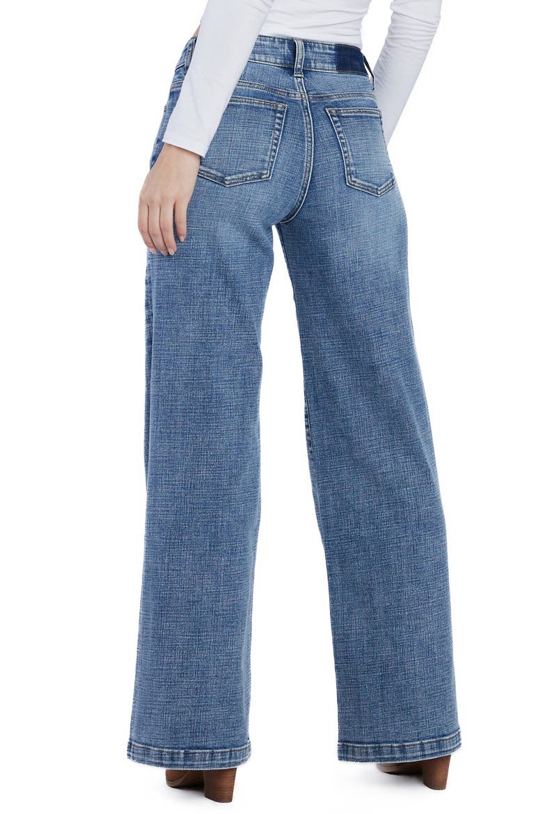 Mighty High Waist Wide Leg Jeans, Alternate, color, BOUNDLESS BLUE