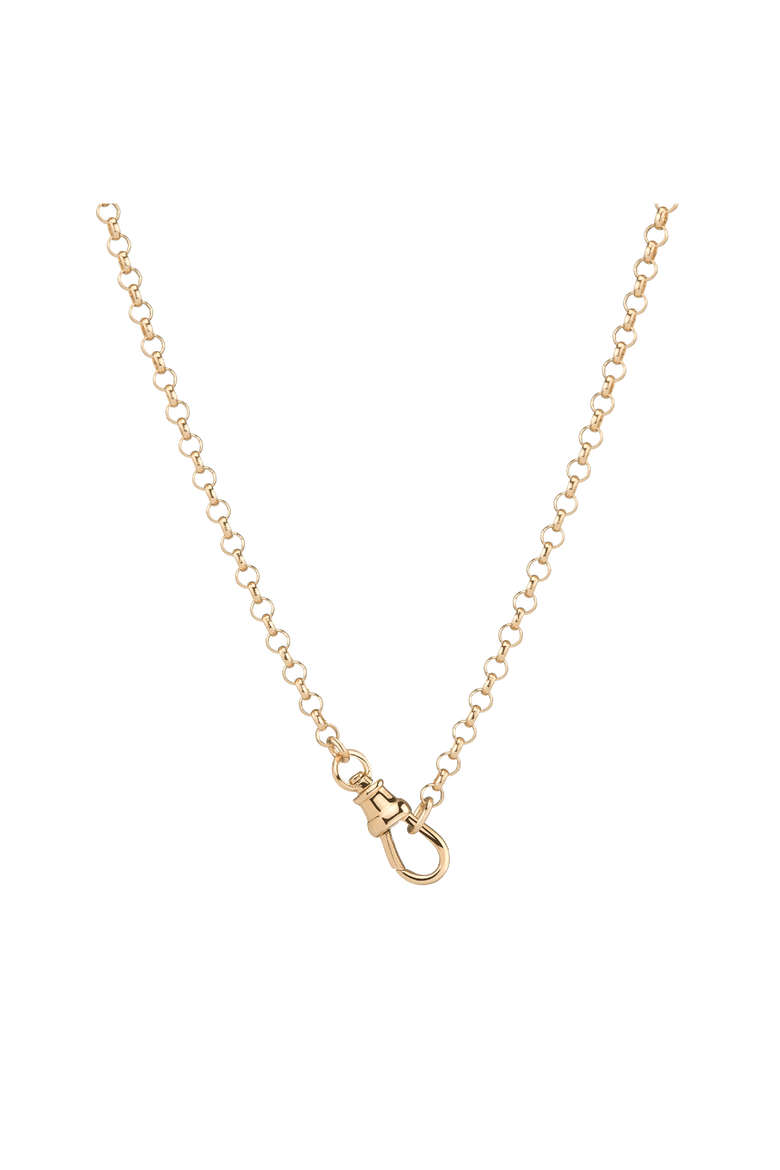 Gold Rolo Chain Necklace, Alternate, color, Yellow Gold Vermeil