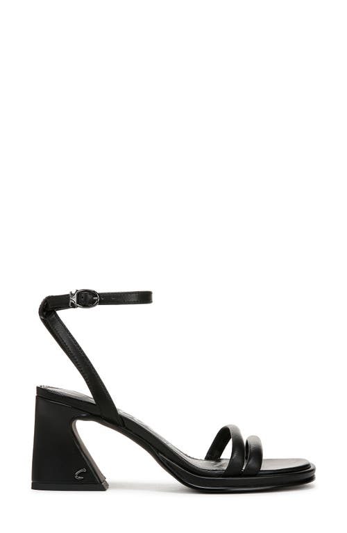 Circus Ny By Sam Edelman Holly Ankle Strap Sandal In Black Smooth