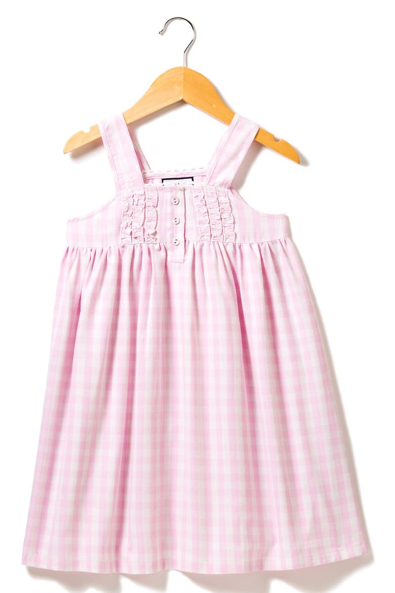 Gingham Nightgown, Alternate, color, PINK