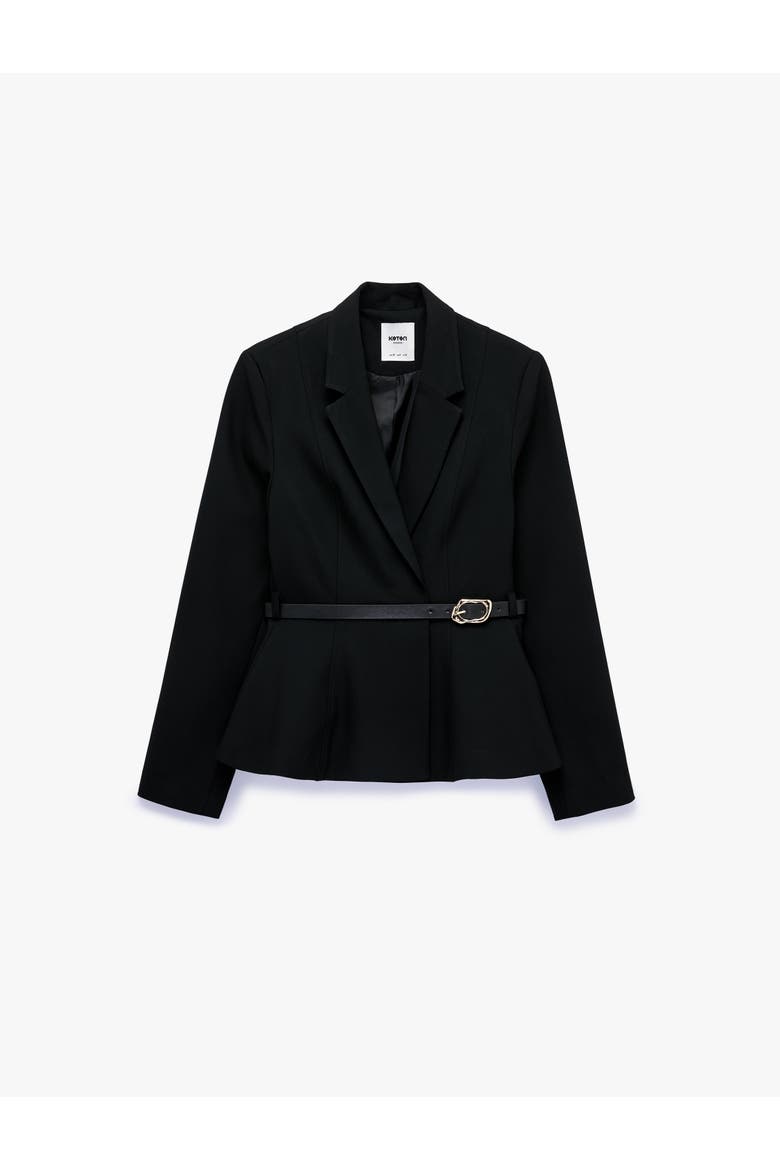 Blazer Jacket, Alternate, color, BLACK