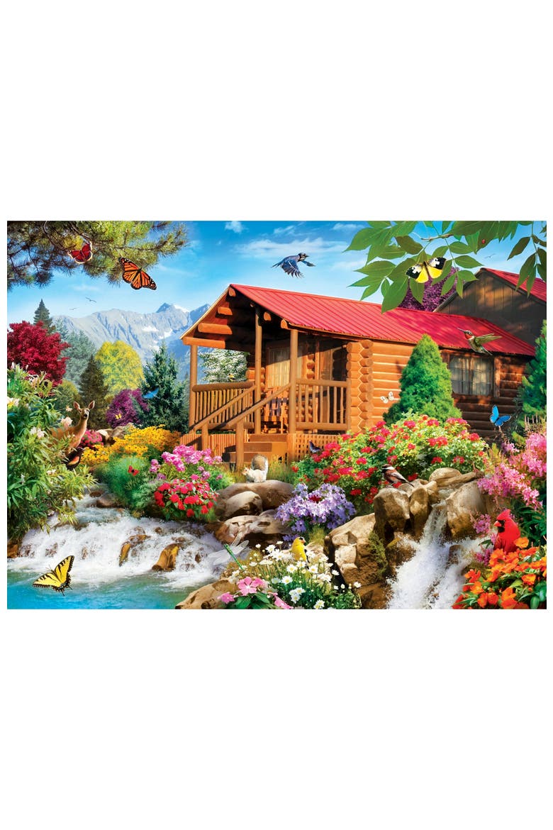 Whispering Creek 1000 Piece Puzzle, Alternate, color, Multicolor