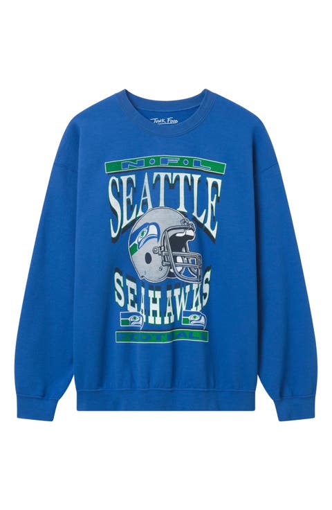 Seattle Seahawks Helmet Crewneck Sweatshirt
