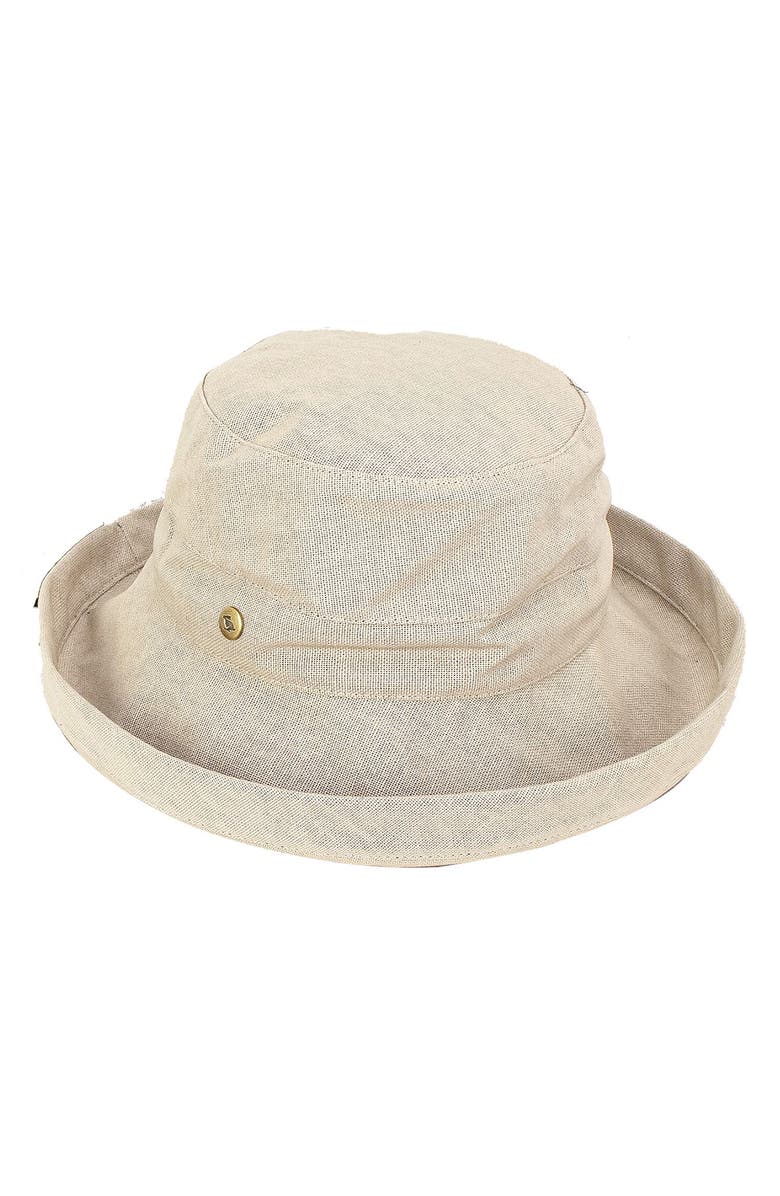 PETER GRIMM Anna Bucket Hat, Main, color, Sand