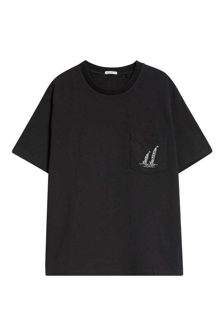 Recreation Sails Pocket T-Shirt, Alternate, color, BLACK