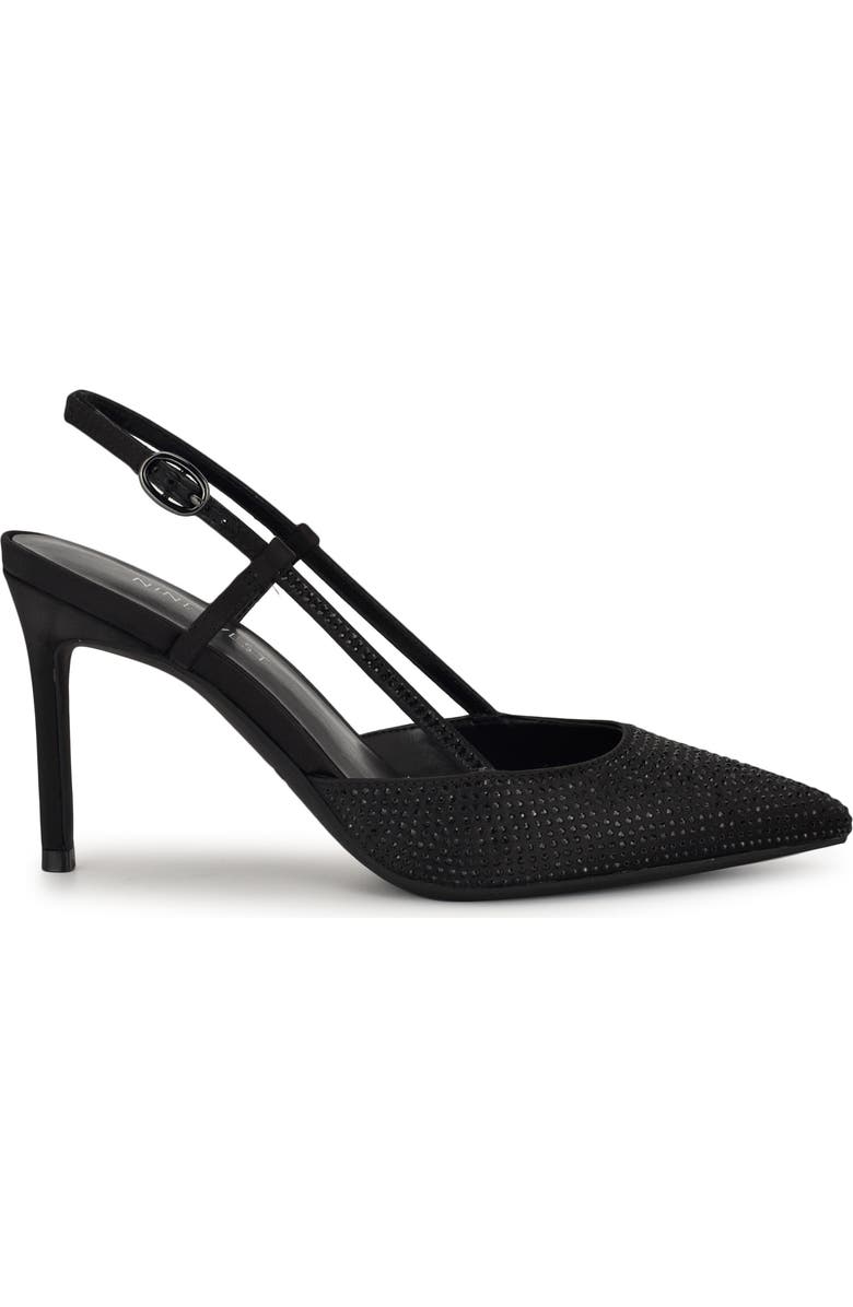 Nine West Romeo Rhinestone Slingback Pump, Alternate, color,