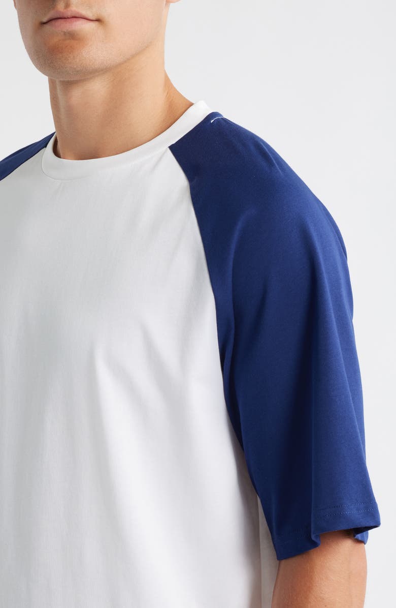 KROST Cully Raglan Baseball T-Shirt, Alternate, color, Dark Navy