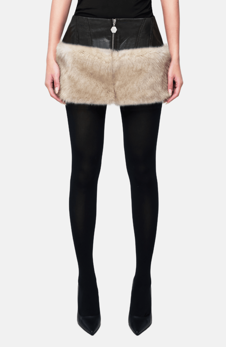 OW Collection KENDRA Skirt, Main, color, Distressed Black