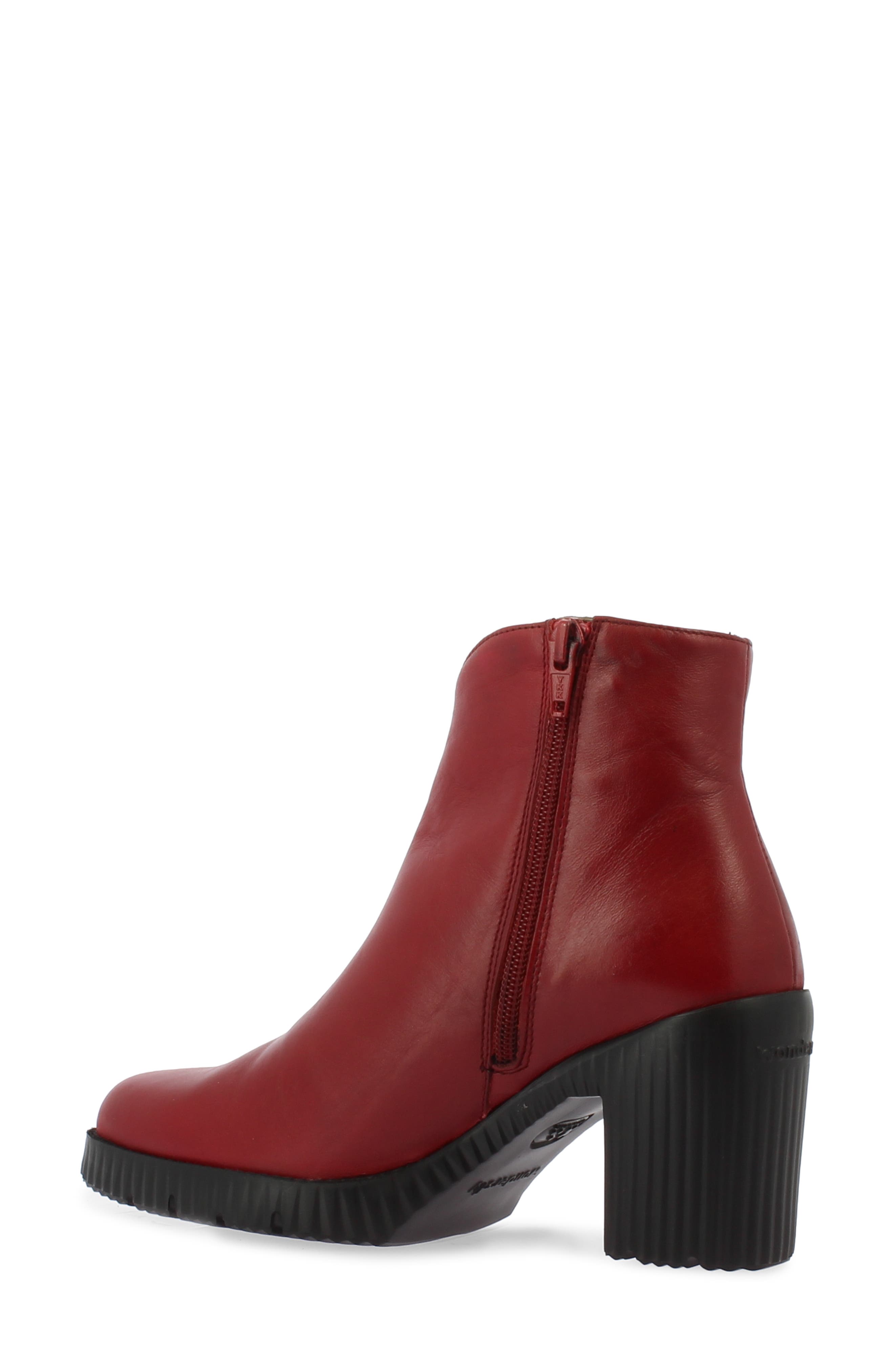 M-4502 Bootie, Alternate, color, BURGUNDY SMOOTH LEATHER