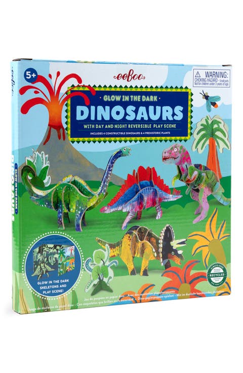 Glow in the Dark Dinosaurs Playset