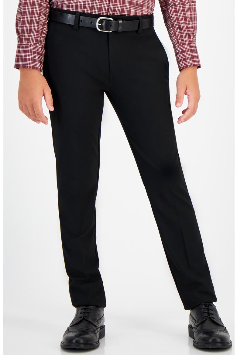 Kids' Skinny Fit Dress Pants, Main, color, BLACK