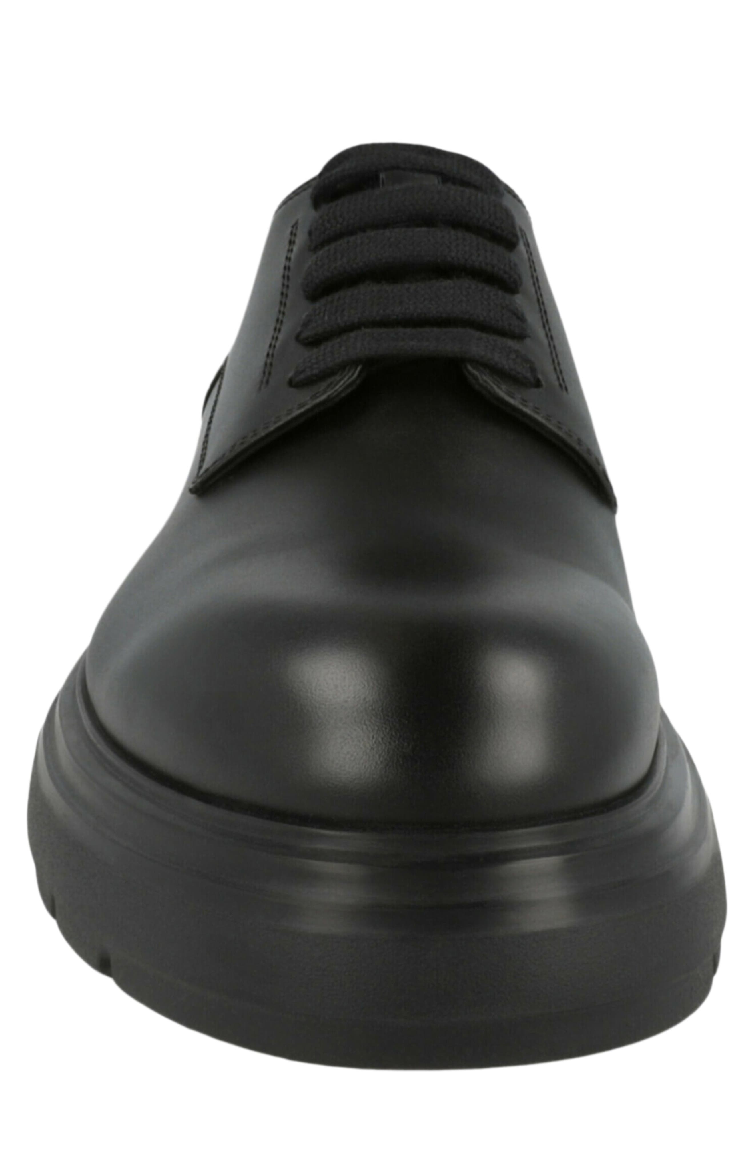 Devis Plain Toe Derby, Alternate, color, BLACK