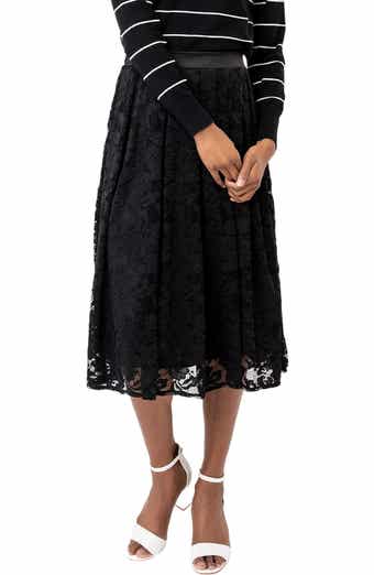 Party Lace Midi Skirt