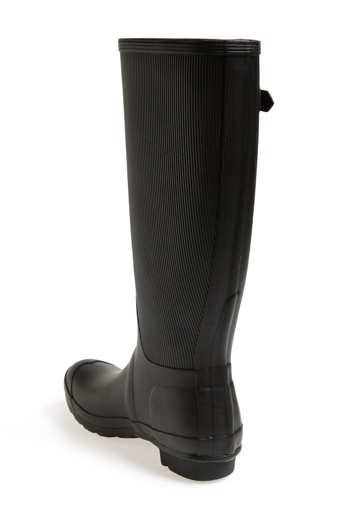 Hunter 'Original - Ribbed' Waterproof Rubber Boot, Alternate, color, 