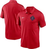 Nike Men's Nike Red Los Angeles Angels Diamond Icon Franchise Performance Polo
