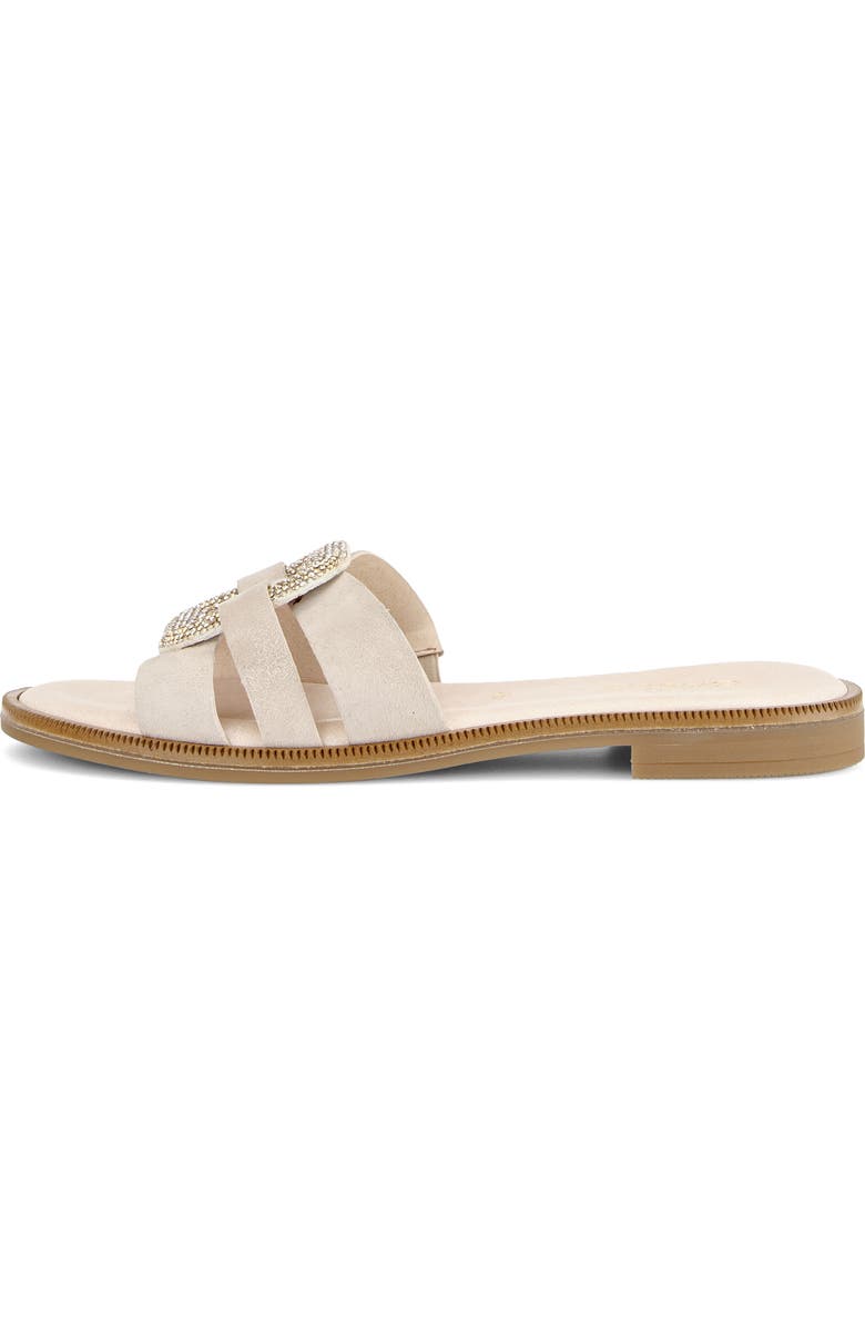 Gabor Crystal Slide Sandal, Alternate, color, Oak