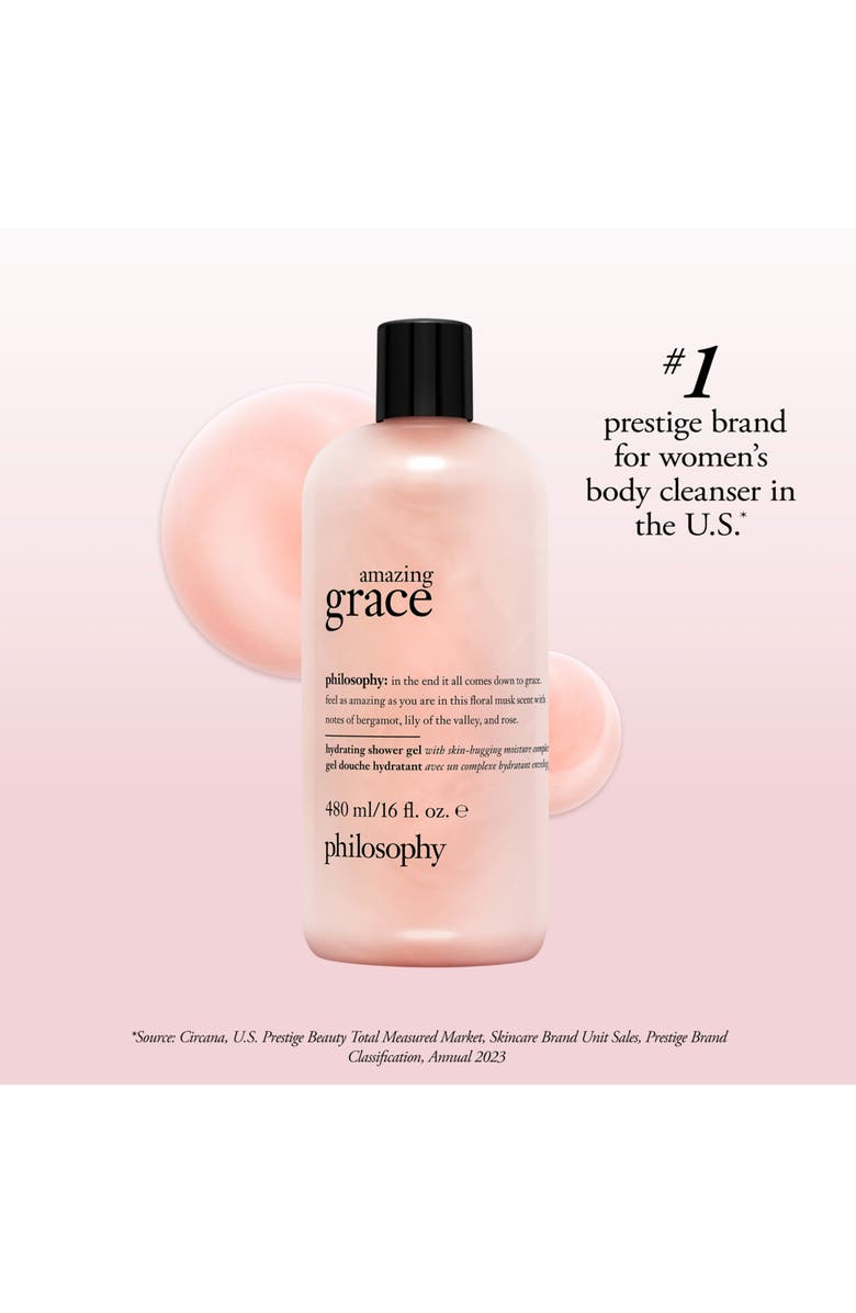 philosophy amazing grace shampoo, shower gel & bubble bath, Alternate, color, Amazing Grace