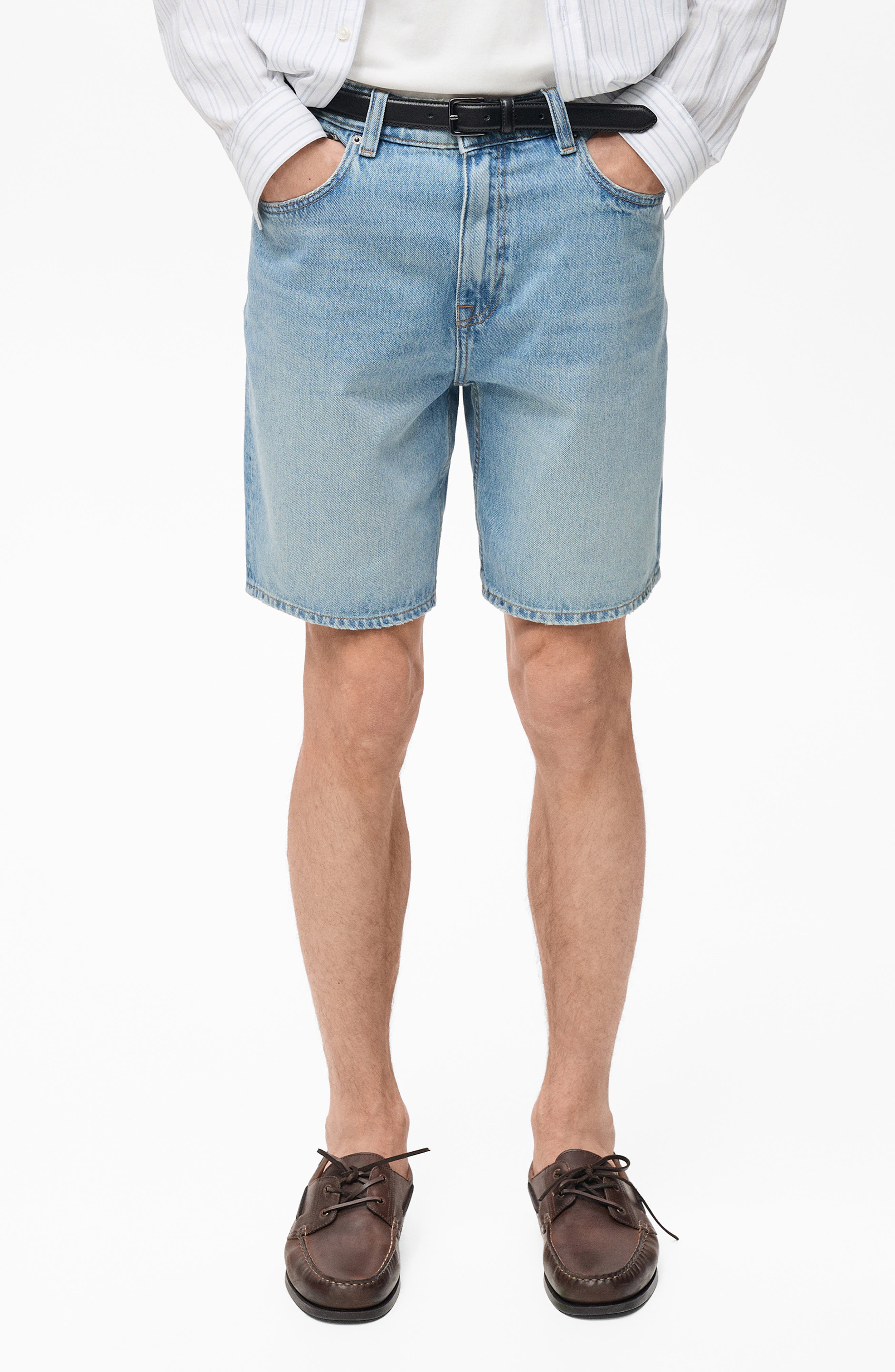 Denim Bermuda Shorts - image 3