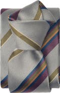 Elizabetta Lugano - Extra Long Silk Jacquard Tie for Men