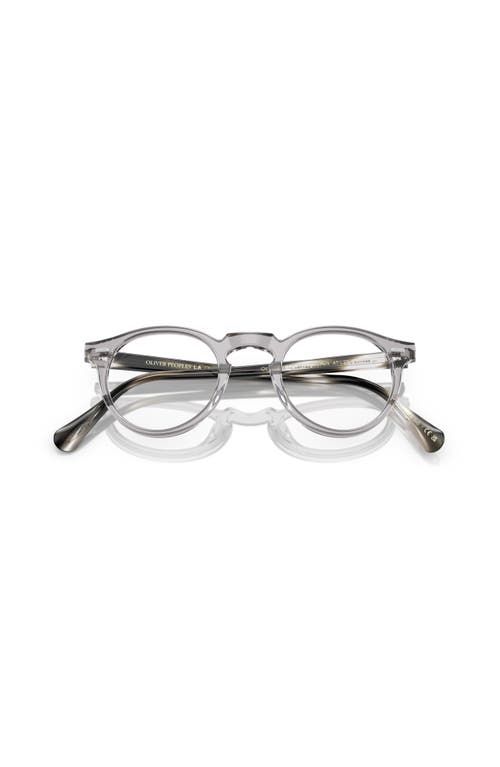 Oliver Peoples 47mm Phantos Optical Glasses In Metallic