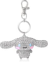 Hello Kitty Cinnamoroll Crystal-Embellished Keychain Travel Bag Charm