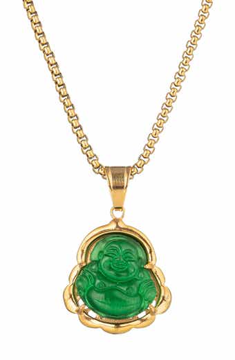 EYE CANDY LOS ANGELES Buddha Pendant Necklace