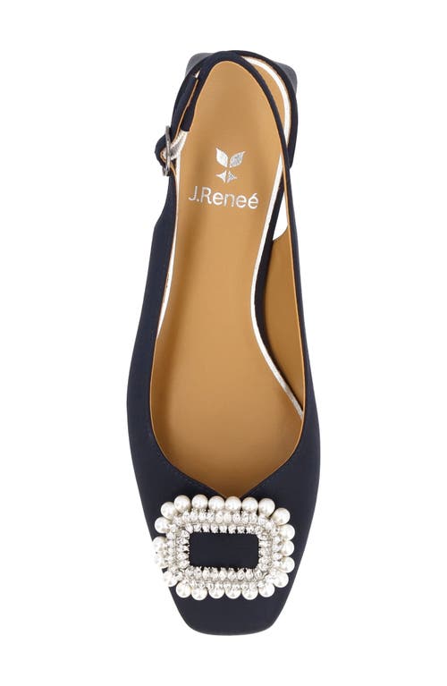 J. Reneé Eudora Embellished Slingback Pump In Blue