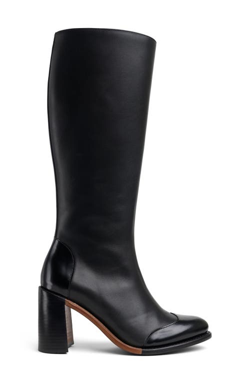 The Office Of Angela Scott Ms. Sylvie Knee High Boot In Black