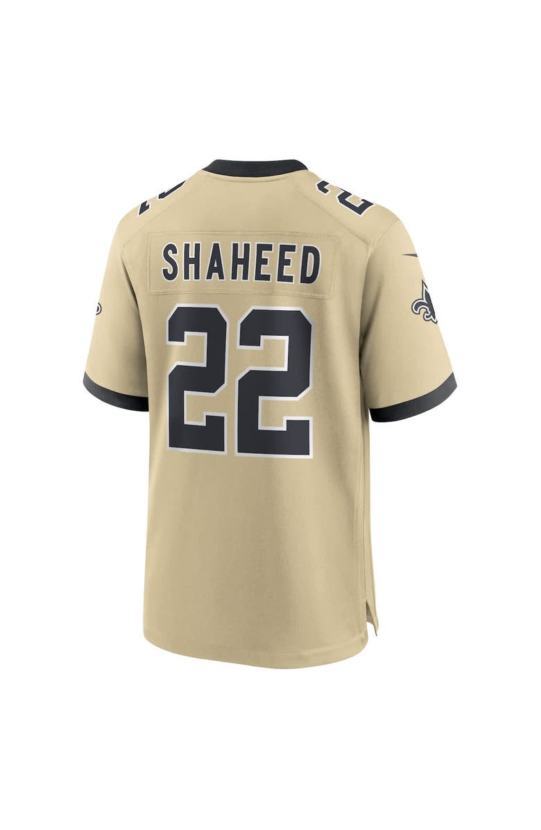 Nike Men's Nike Rashid Shaheed Gold New Orleans Saints Gameday Golds Alternate Game Player Jersey, Alternate, color, Gold