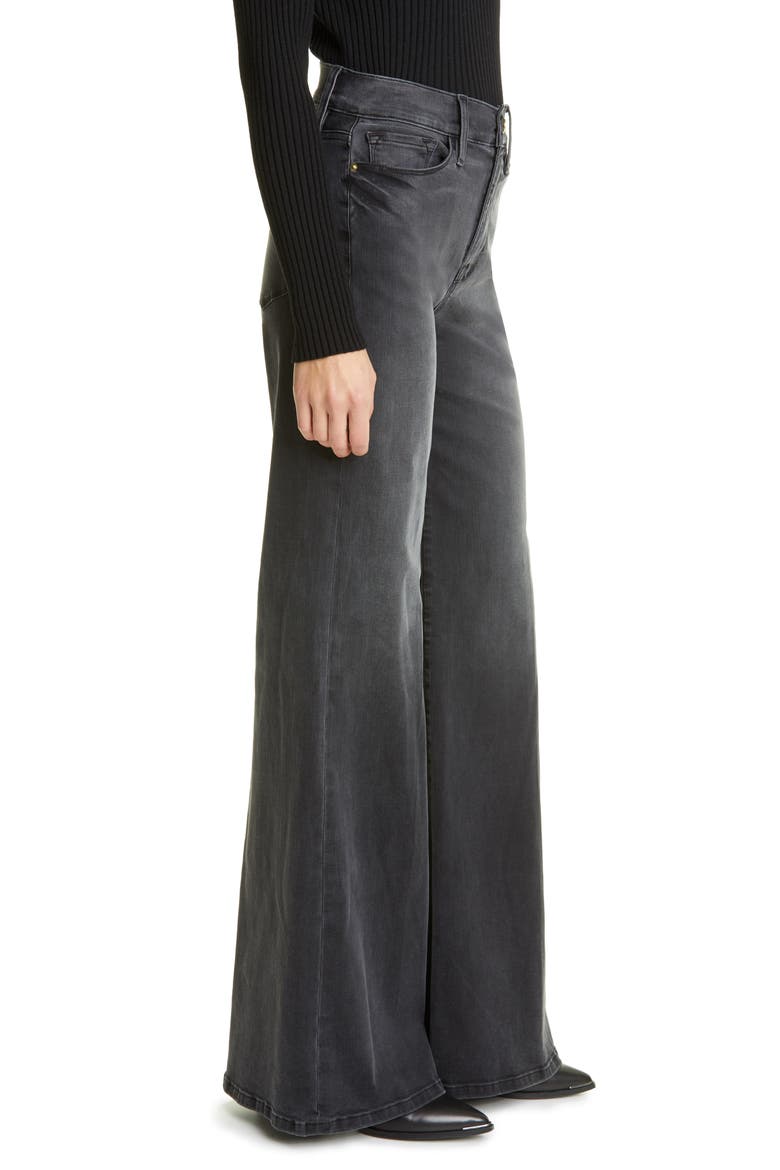 Le Palazzo High Waist Wide Leg Jeans, Alternate, color, MARDEL