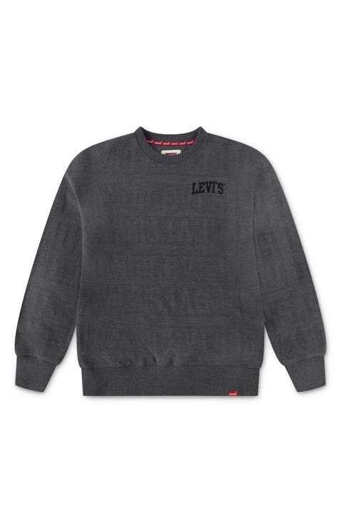 Kids' Branded Jacquard Graphic Sweatshirt
