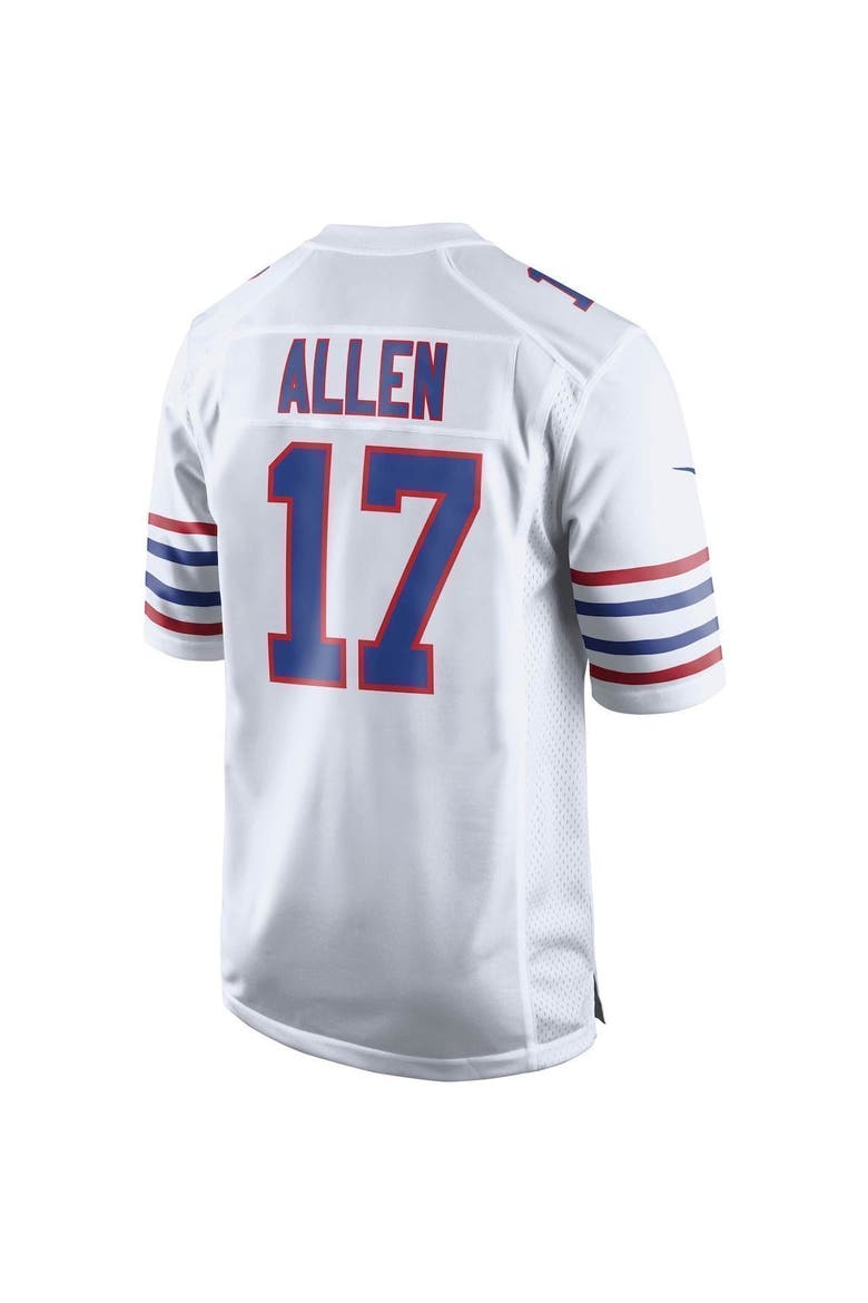 Men's Nike Josh Allen White Buffalo Bills Alternate Game Player Jersey, Alternate, color, WHITE