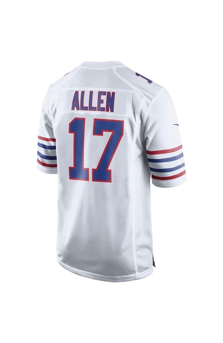 Nike Men's Nike Josh Allen White Buffalo Bills Alternate Game Player Jersey, Alternate, color, White