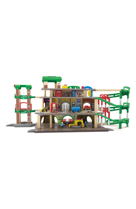 Multi-Level Railway City Playset