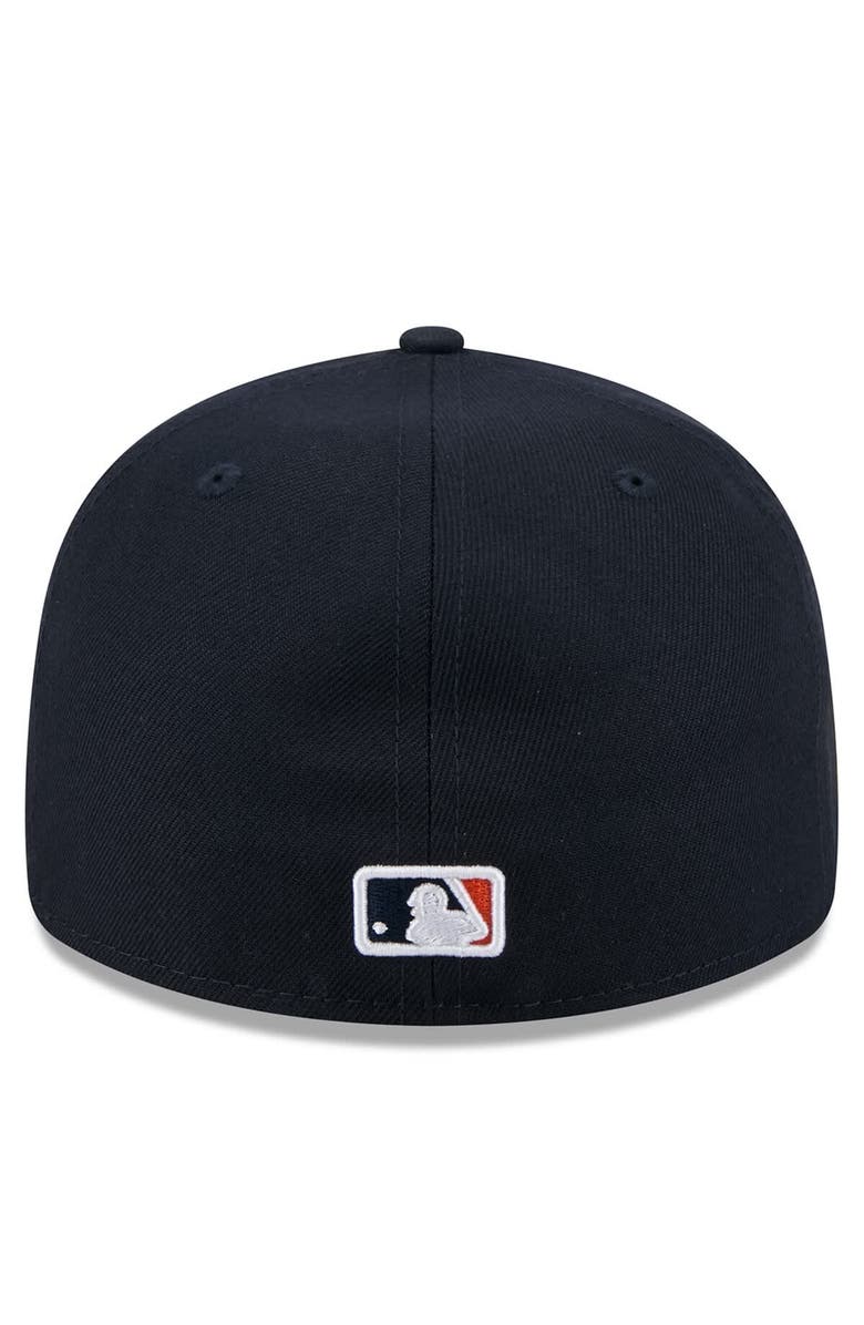 New Era Men's New Era Navy Houston Astros 2025 Jackie Robinson Day Retro Crown 59FIFTY Unstructured Fitted Hat, Alternate, color, Navy