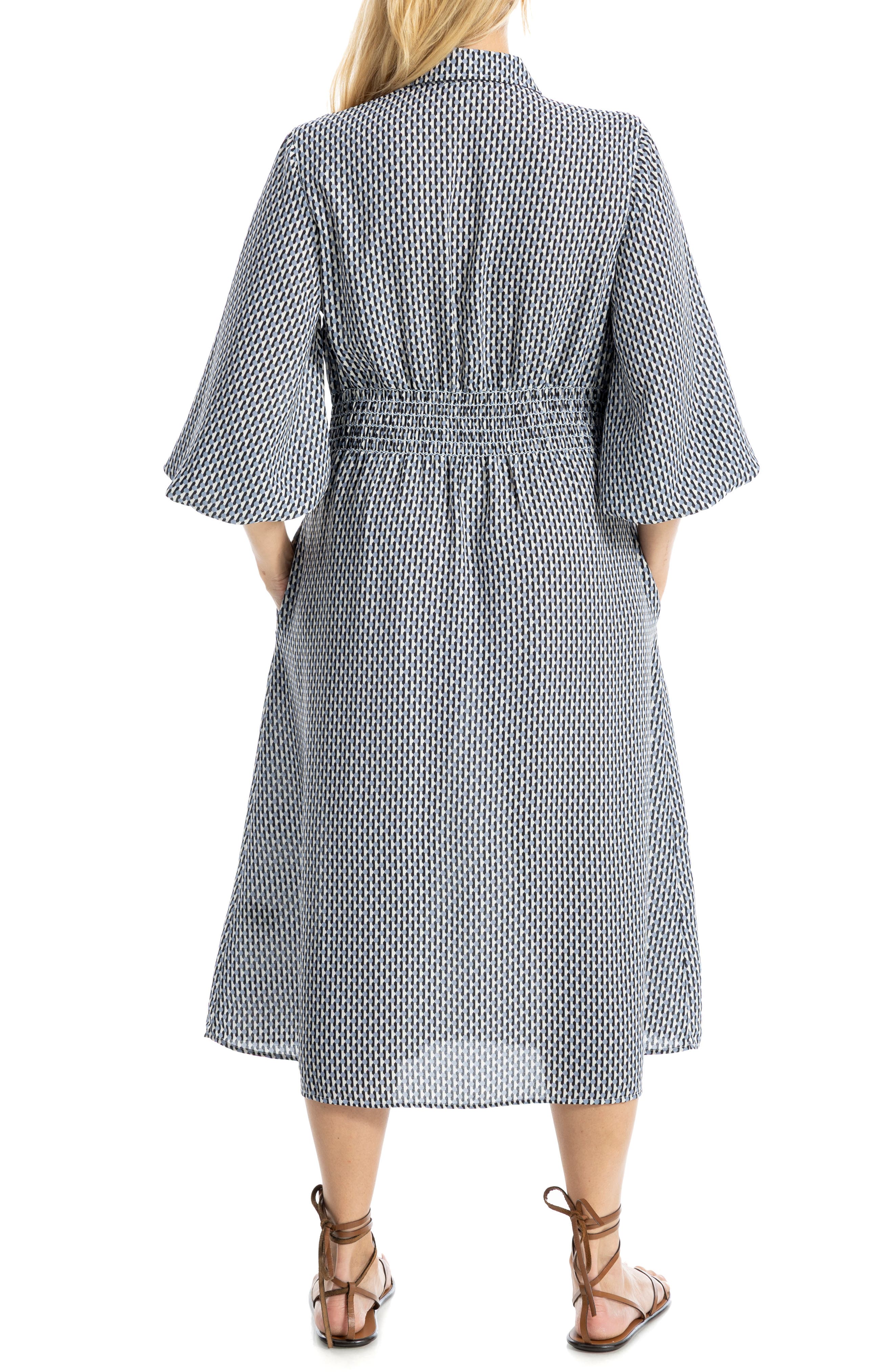 Balloon Sleeve Midi Shirtdress - image 2