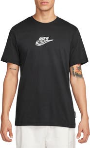 Nike★Swoosh FM graphic バックプリント ブラックＴシャツ Nike Swoosh FM graphic backprint t-shirt in black | ASOS