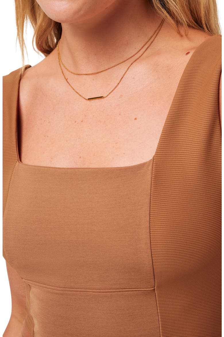 Moveknit Sport Crop Tank, Alternate, color, HEATHER CHESTNUT