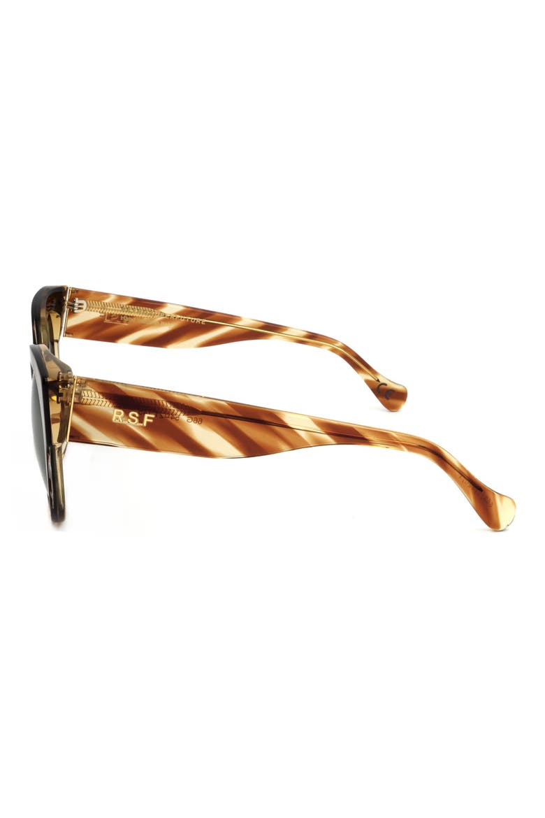 56mm Cat Eye Sunglasses, Alternate, color, TORT