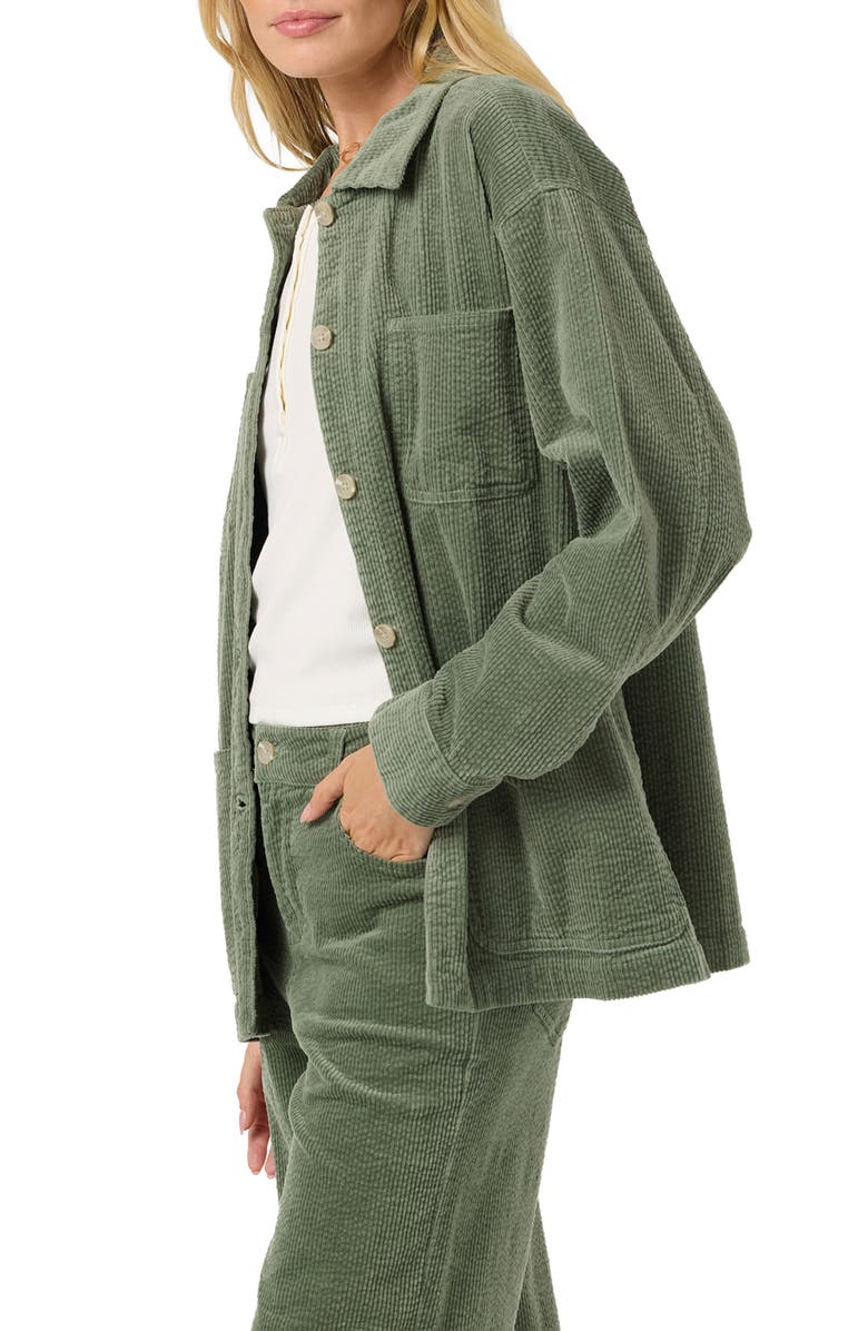 O'Neill Langford Corduroy Shacket, Alternate, color, Sea Spray