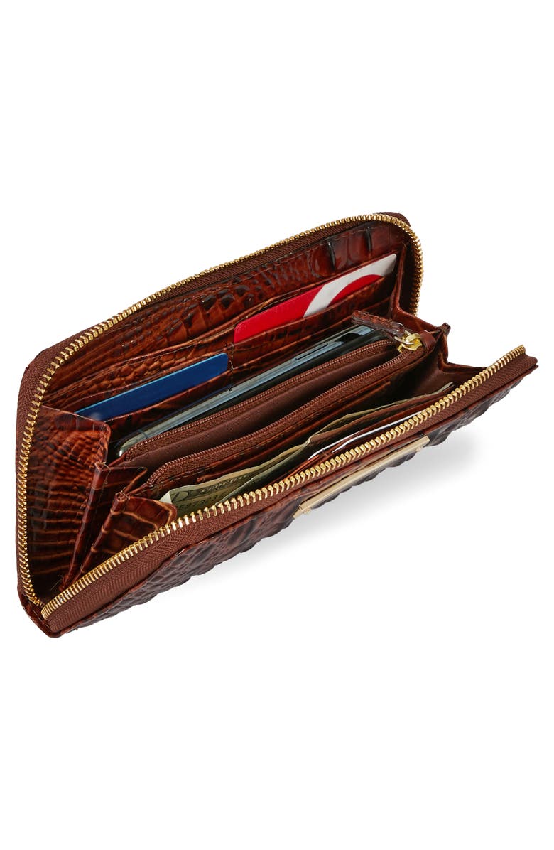 Brahmin Suri Leather Zip Wallet, Alternate, color, 