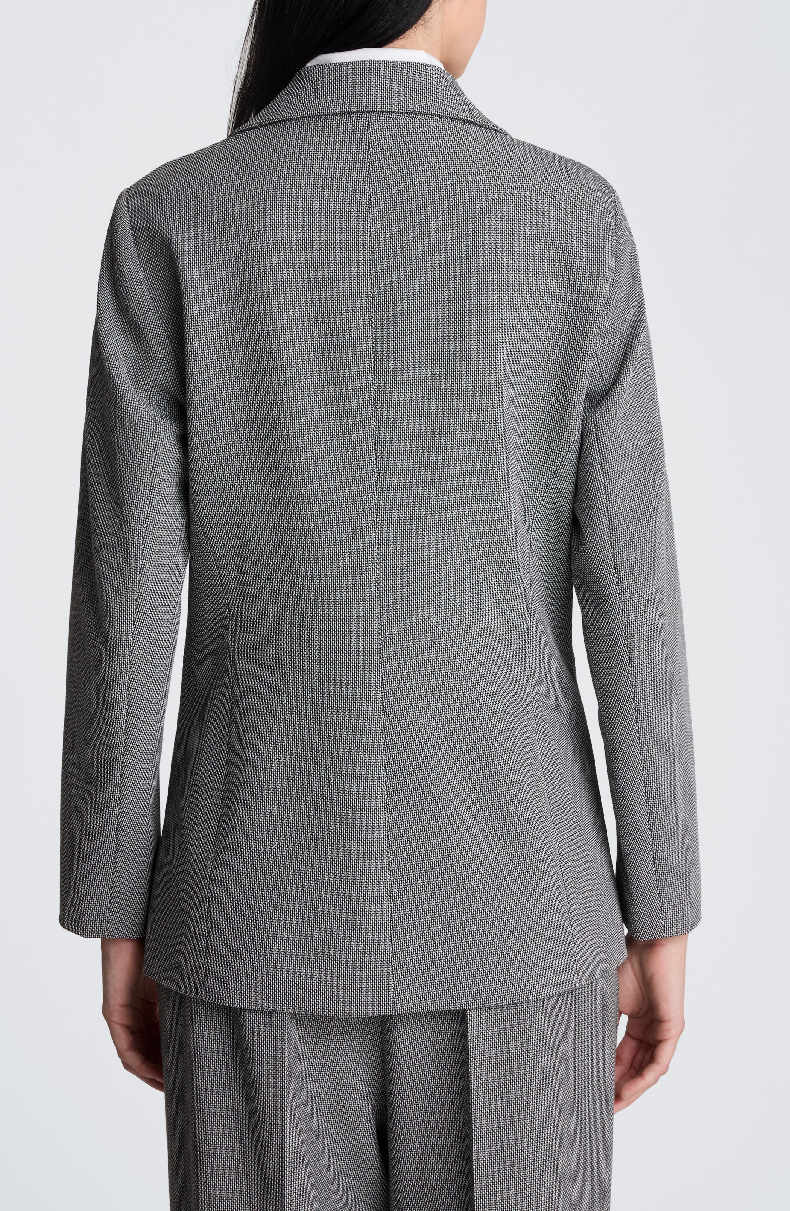 Blazer with Detachable Shirt Inset - image 2